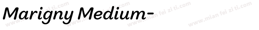 Marigny Medium字体转换
